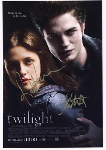 Twilight signed movie poster